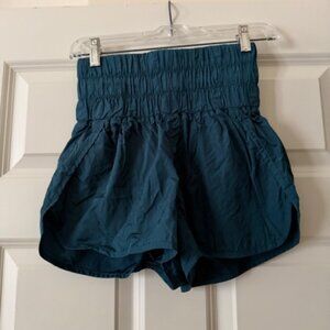FP Movement by Free People Blue-Green/Teal High Waisted Shorts size Small